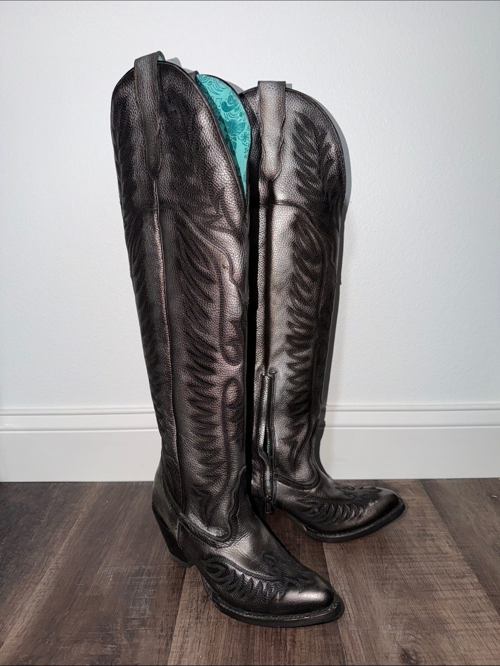 Corral Leather Knee-High Boots